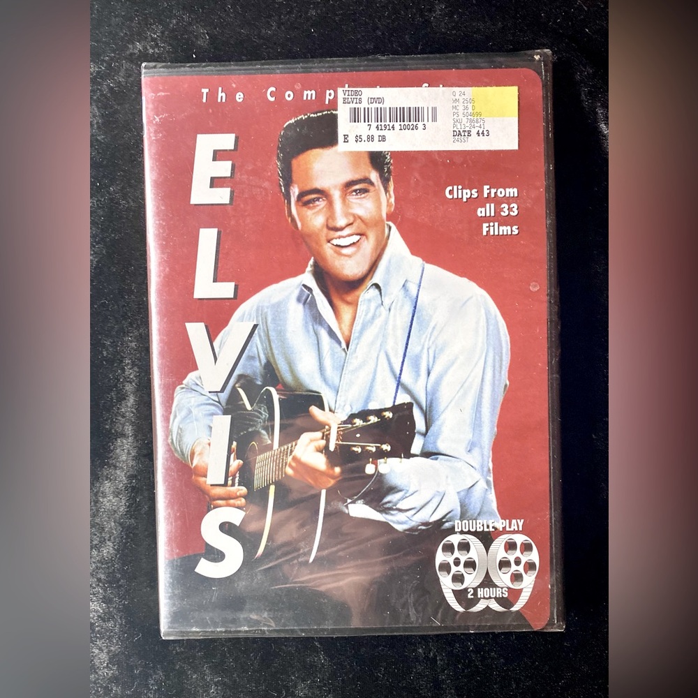 Elvis Presley  The Complete Story Clips From all 33 Films New Sealed.